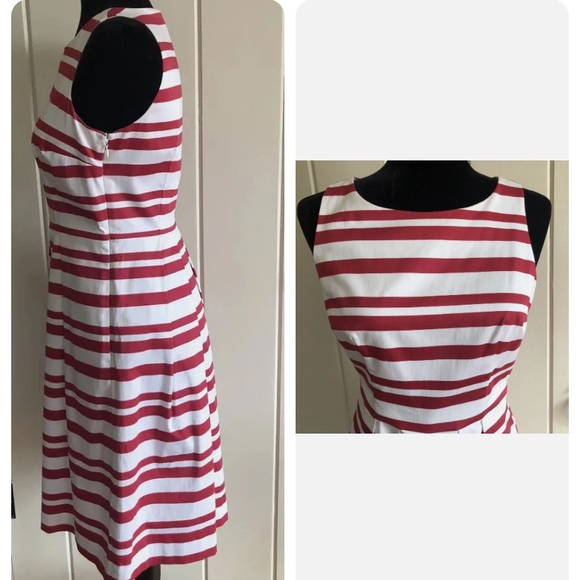 WHBM sleeveless fit and flare dress size 10 - Picture 3 of 6